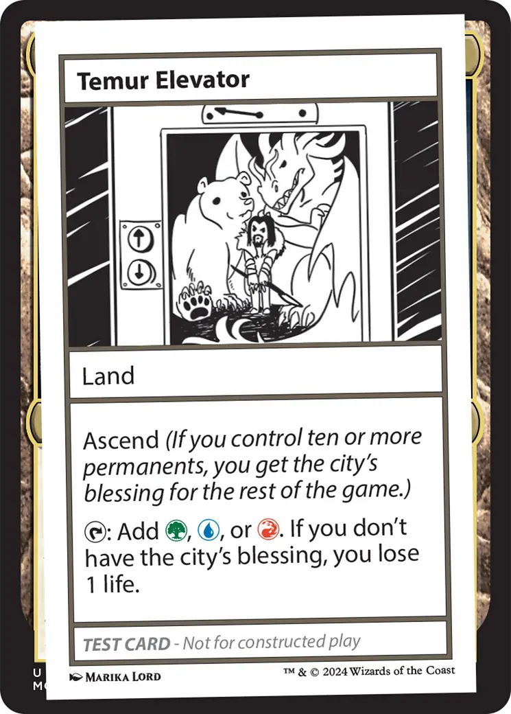 Temur Elevator [Mystery Booster 2 Playtest Cards] 1