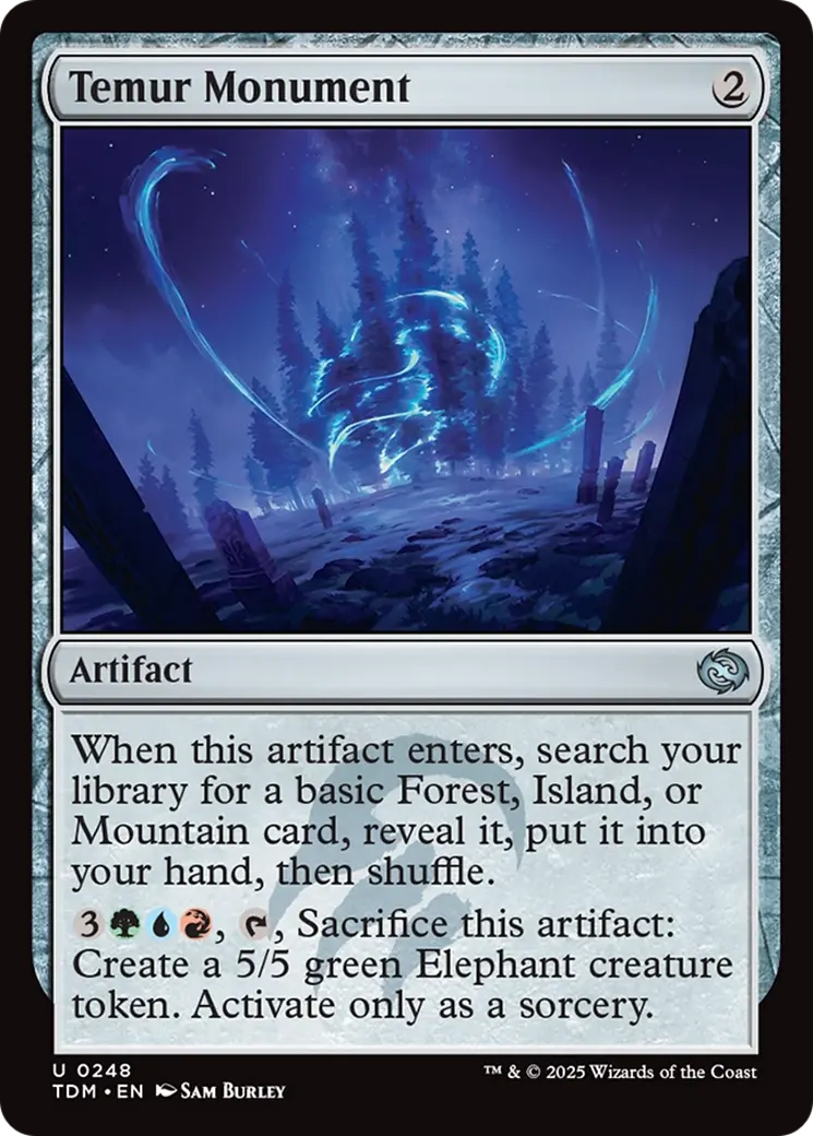 Temur Monument [Tarkir: Dragonstorm] 1