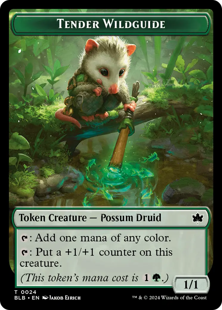 Tender Wildguide Token [Bloomburrow Tokens] 1