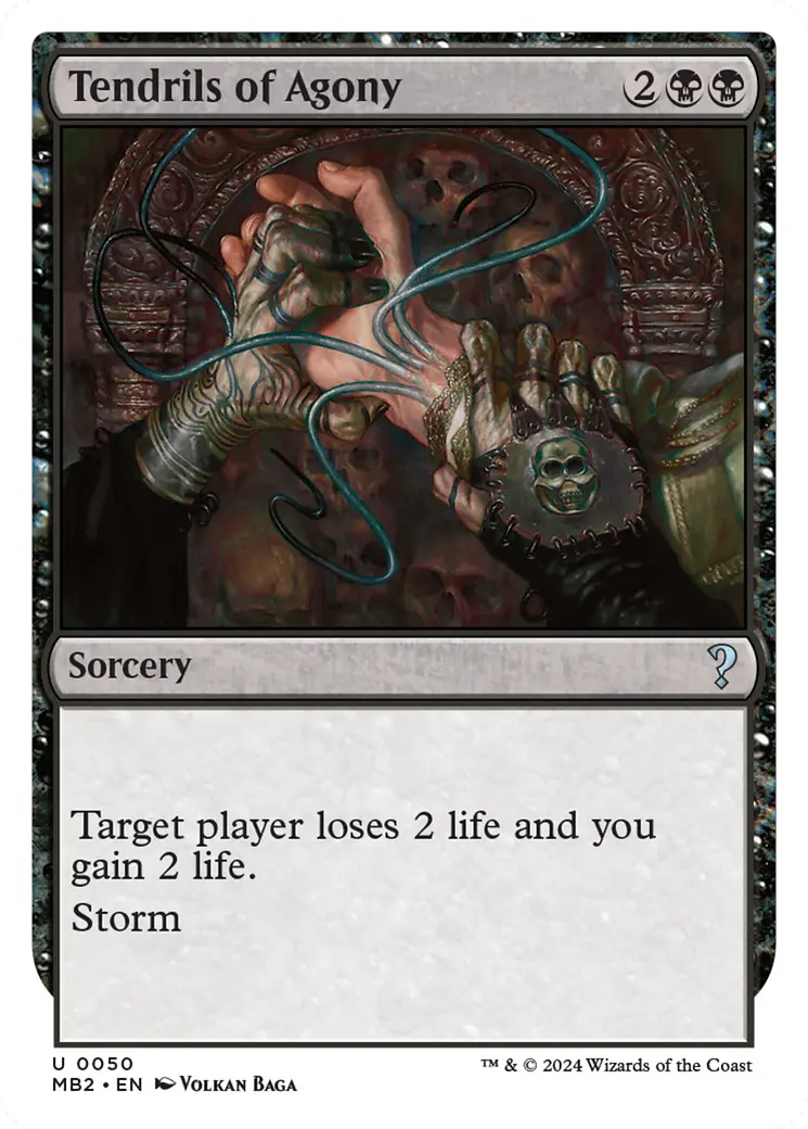 Tendrils Of Agony (White Border) [Mystery Booster 2] 1