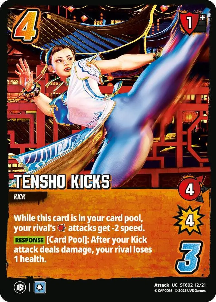 Tensho Kicks - Challenger Series: Street Fighter 6 (Sf6) (Foil) 1