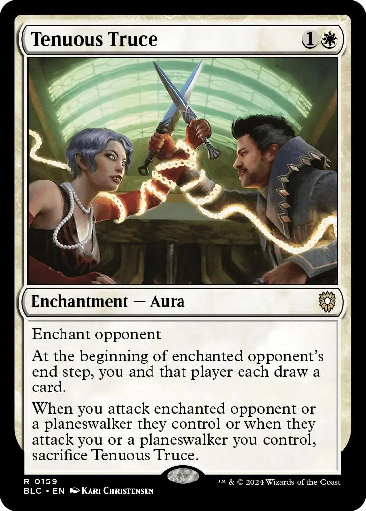 Tenuous Truce [Bloomburrow Commander] 1