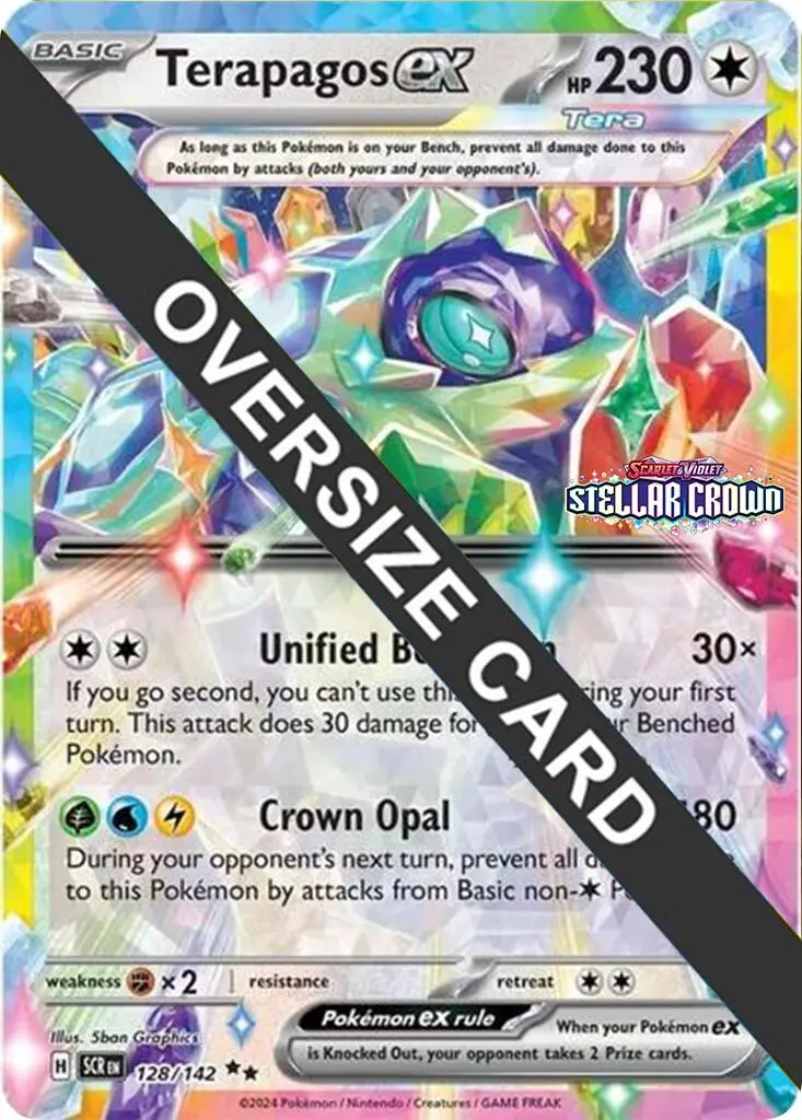 Terapagos Ex (128/142) (Jumbo Card) [Scarlet & Violet: Black Star Promos] 1