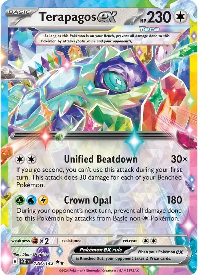 Terapagos Ex (128/142) [Scarlet & Violet: Stellar Crown] 1