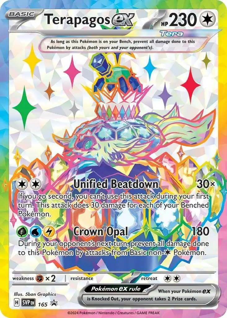 Terapagos Ex (165) [Scarlet & Violet: Black Star Promos] 1
