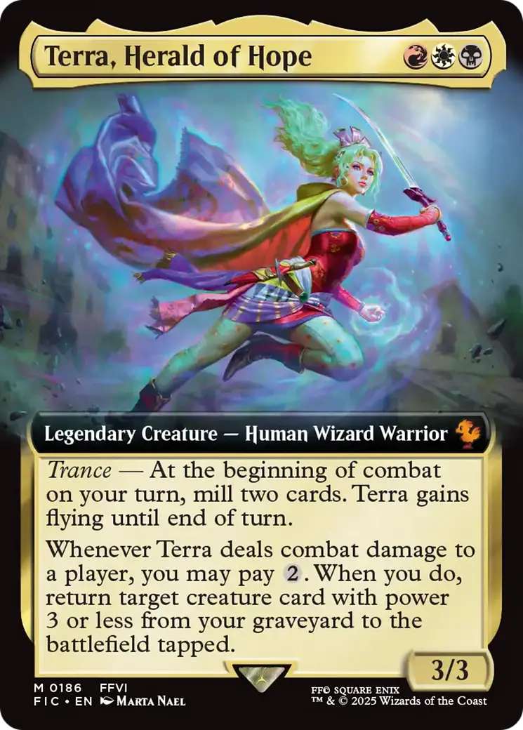 Terra, Herald Of Hope (Extended Art) [Final Fantasy Commander] 1