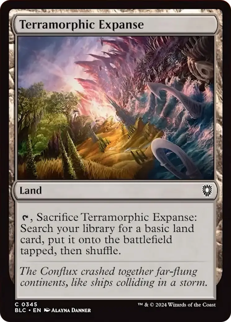 Terramorphic Expanse [Bloomburrow Commander] 1