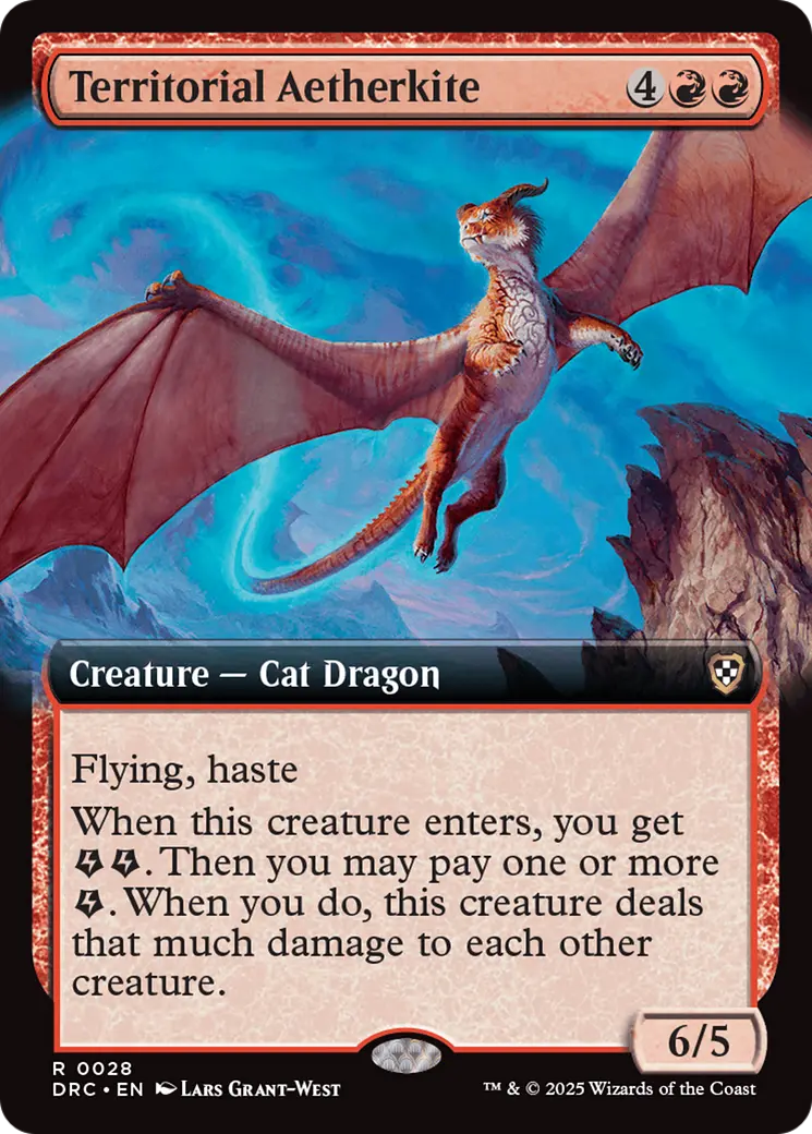 Territorial Aetherkite (Extended Art) [Aetherdrift Commander] 1