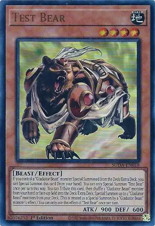 Test Bear [Suda-En018] Ultra Rare 1