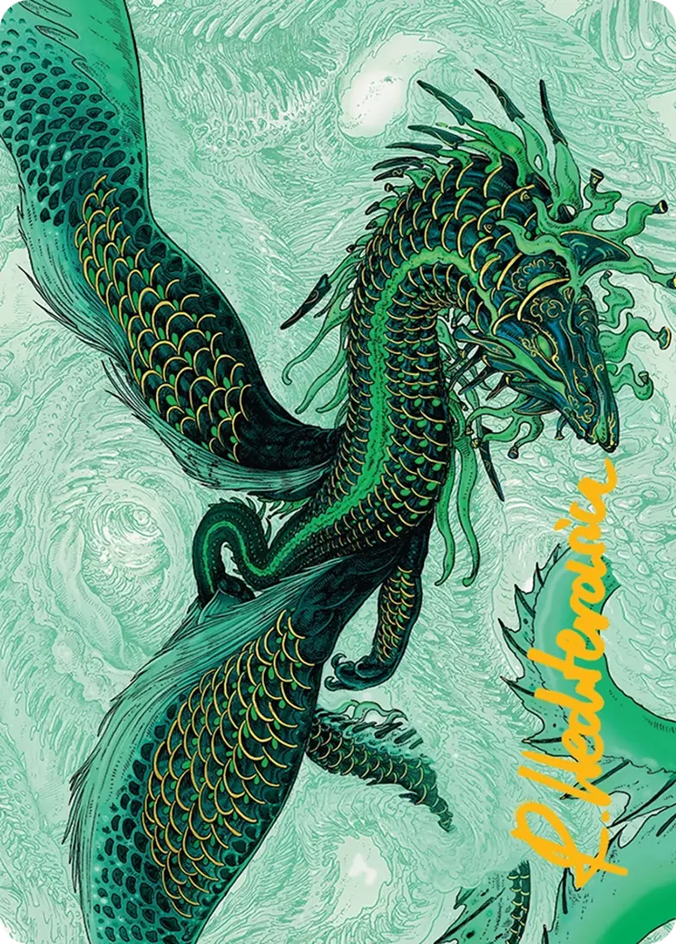 Teval, Arbiter Of Virtue Art Card (38/54) [Tarkir: Dragonstorm Art Series] 1