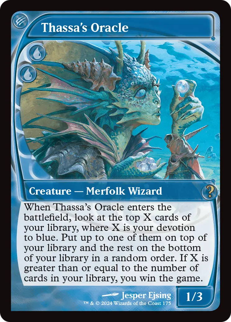 Thassa's Oracle (Future Sight) [Mystery Booster 2] 1