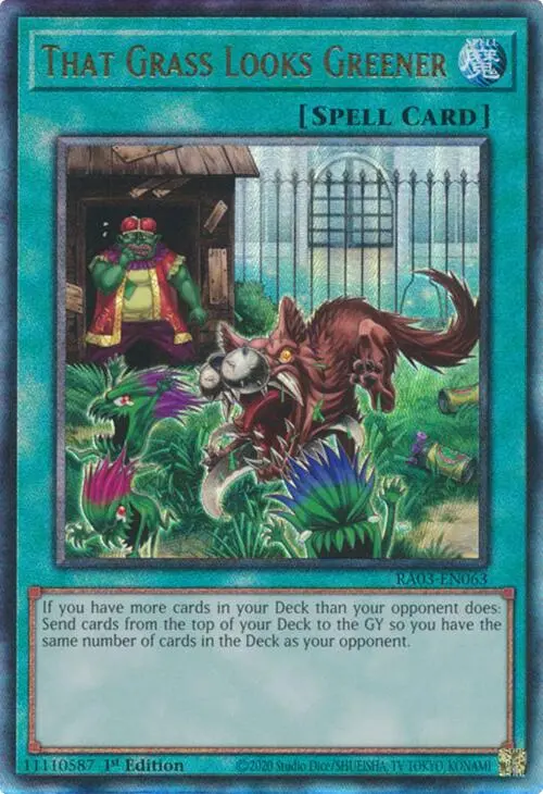 That Grass Looks Greener (Utr) [Ra03-En063] Prismatic Ultimate Rare 1