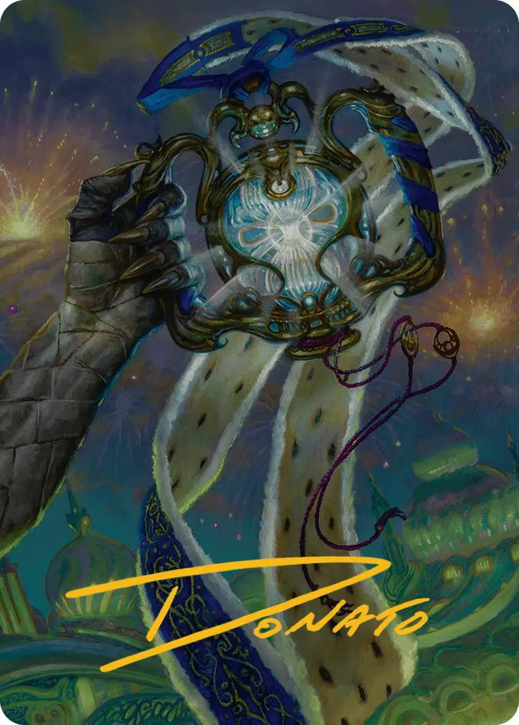 The Aetherspark Art Card (Gold-Stamped Signature) [Aetherdrift Art Series] 1