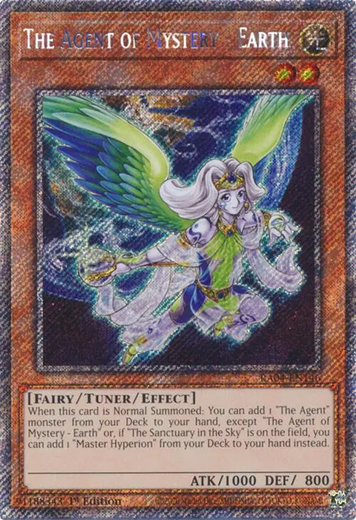 The Agent Of Mystery - Earth [Ra04-En146] Platinum Secret Rare 1