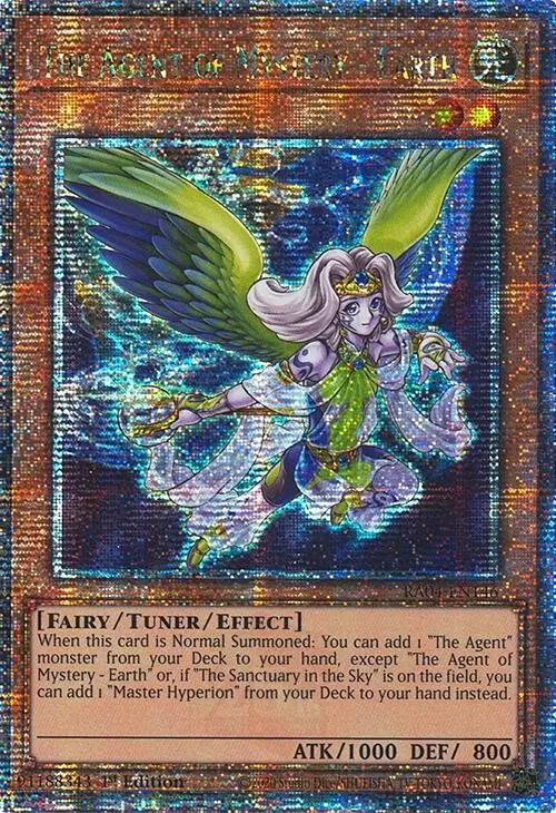 The Agent Of Mystery - Earth [Ra04-En146] Quarter Century Secret Rare 1