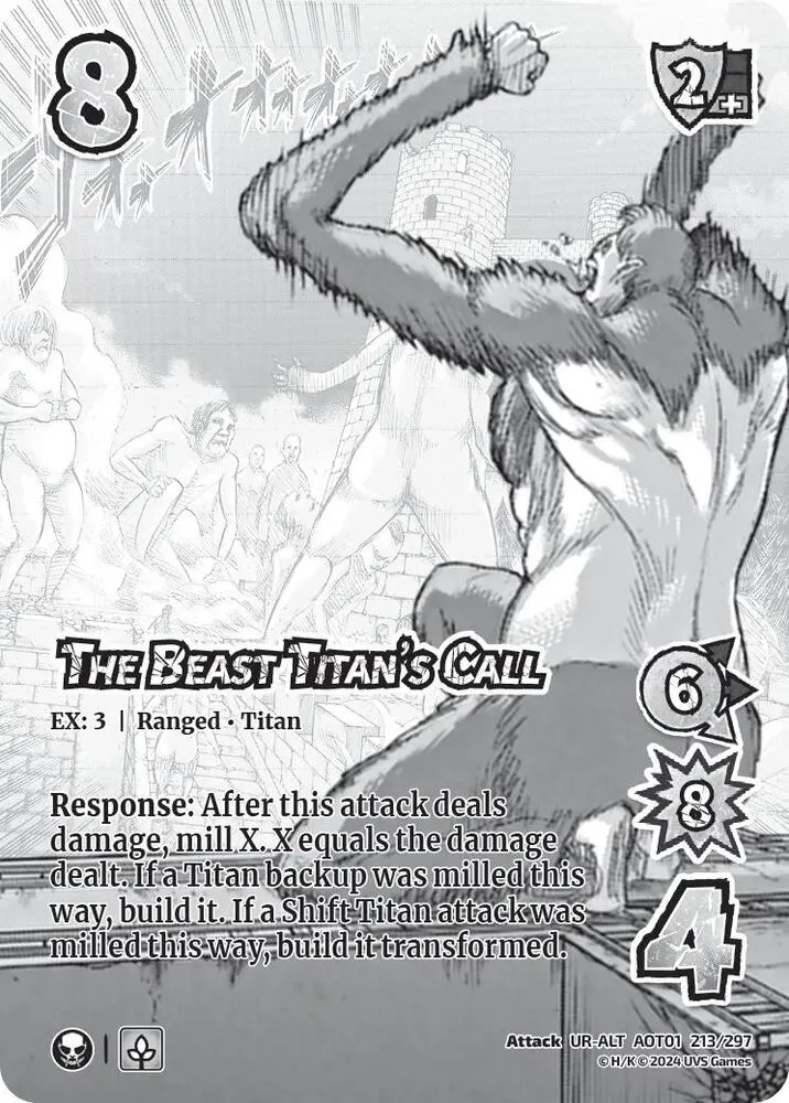 The Beast Titan's Call (Alternate Art) - Attack On Titan: Battle For Humanity (Aot1) 1