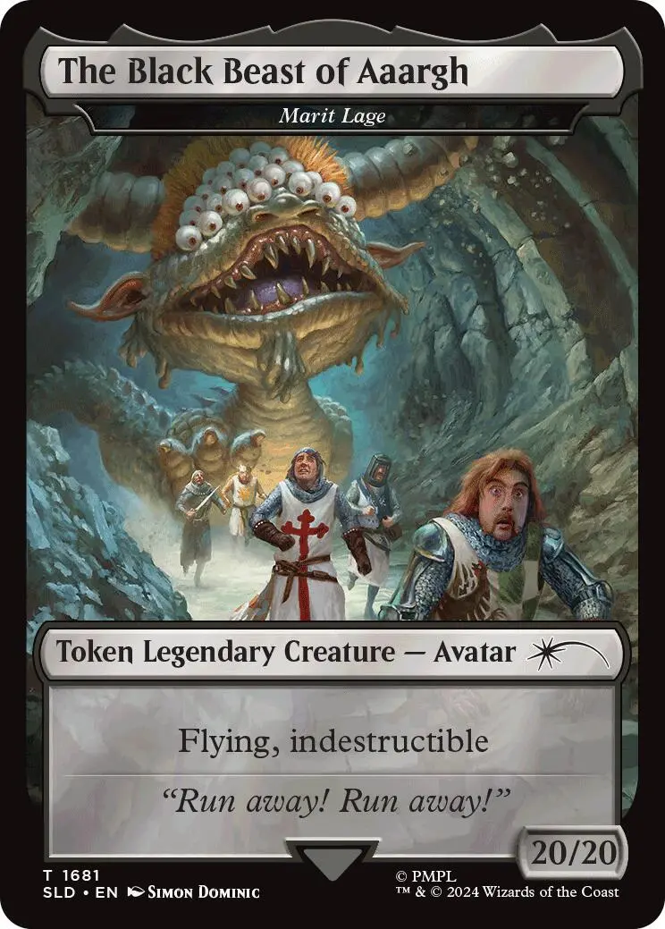 The Black Beast Of Aaargh - Marit Lage Token [Secret Lair Drop Series] 1