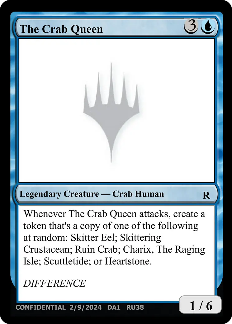 The Crab Queen [Mystery Booster 2 Playtest Cards] 1