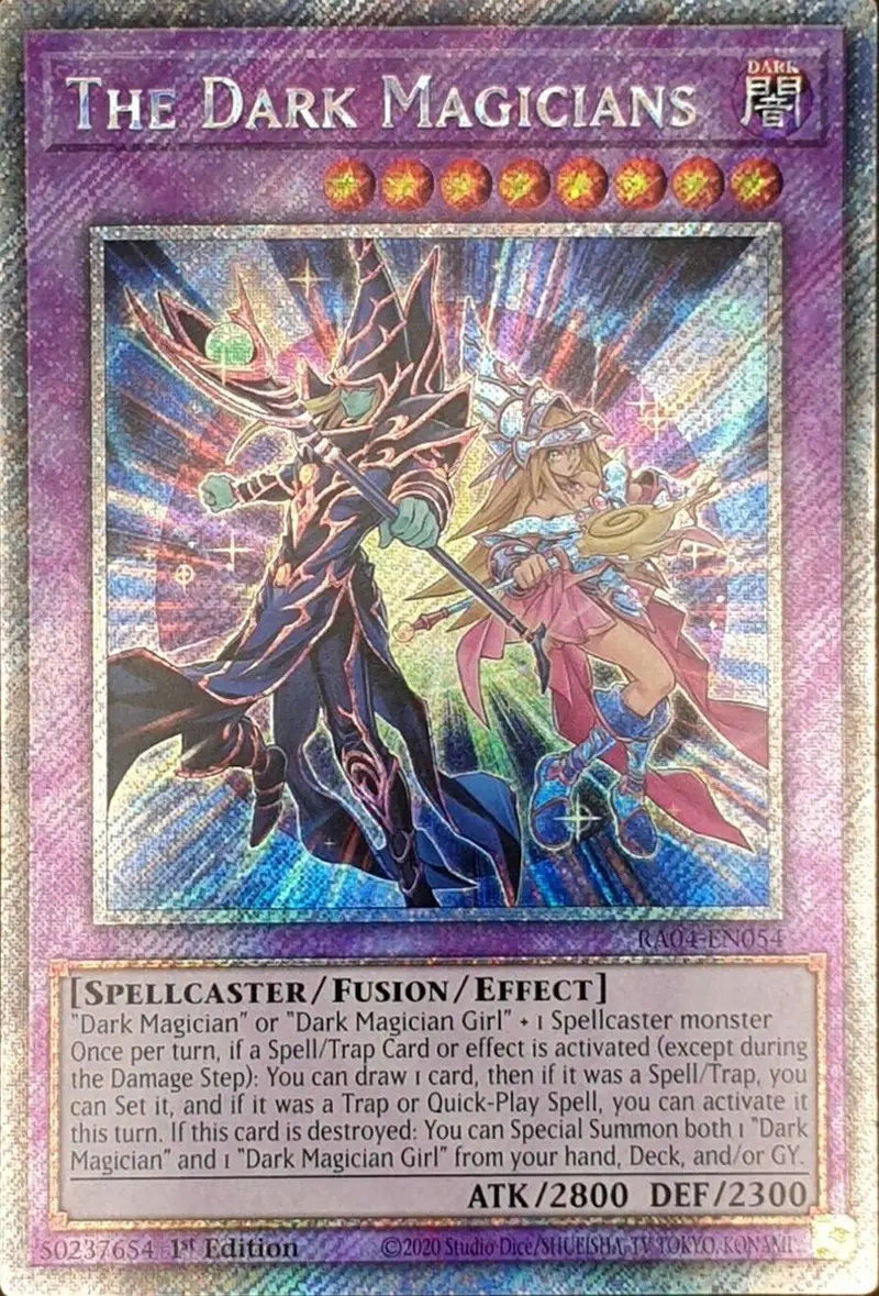 The Dark Magicians [Ra04-En054] Platinum Secret Rare 1