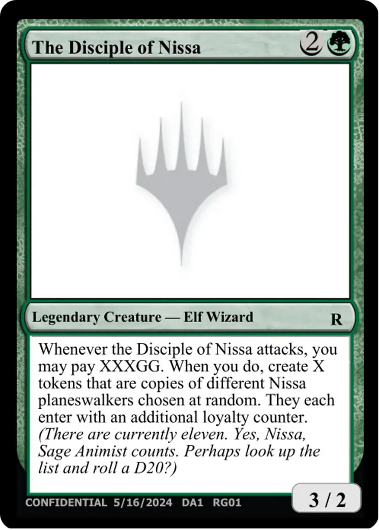 The Disciple Of Nissa [Unknown Event] 1