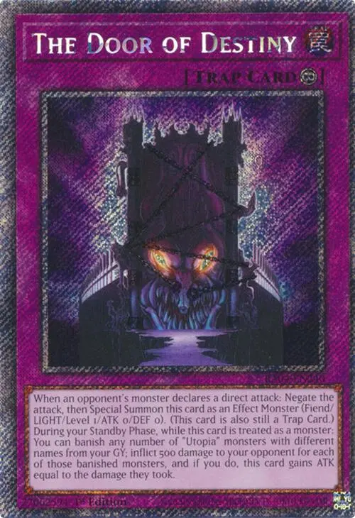 The Door Of Destiny [Ra04-En240] Platinum Secret Rare 1