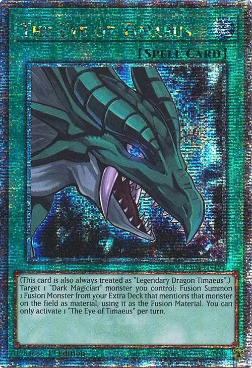 The Eye Of Timaeus [Ra04-En192] Quarter Century Secret Rare 1