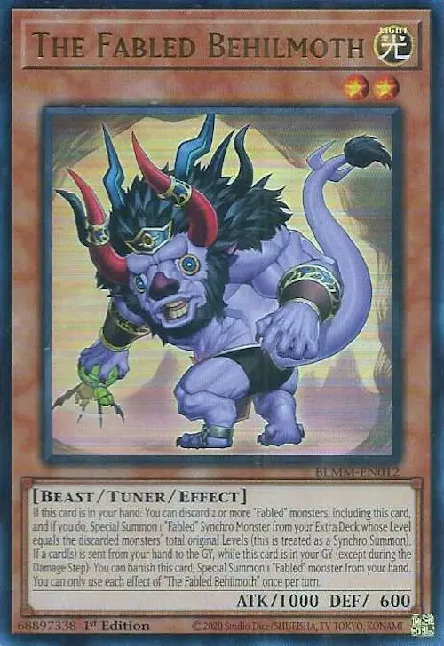 The Fabled Behilmoth [Blmm-En012] Ultra Rare 1