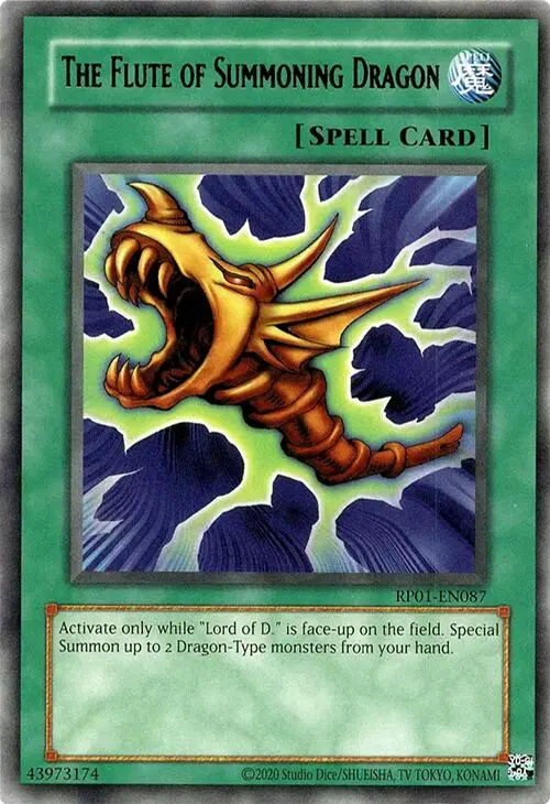 The Flute Of Summoning Dragon [Rp01-En087] Rare 1