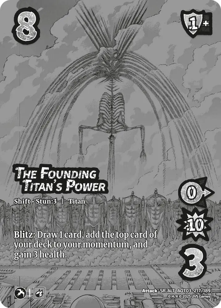 The Founding Titan's Power // Ymir Fritz (Alternate Art) - Foil 1