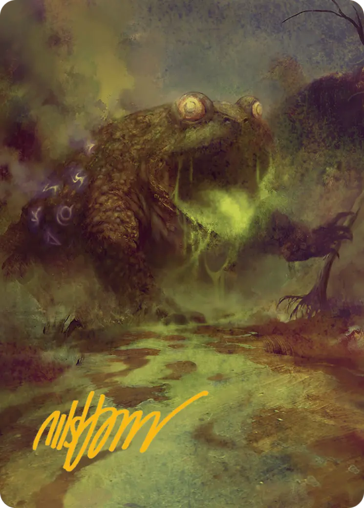 The Gitrog Monster Art Card (Gold-Stamped Signature) [Bloomburrow Art Series] 1