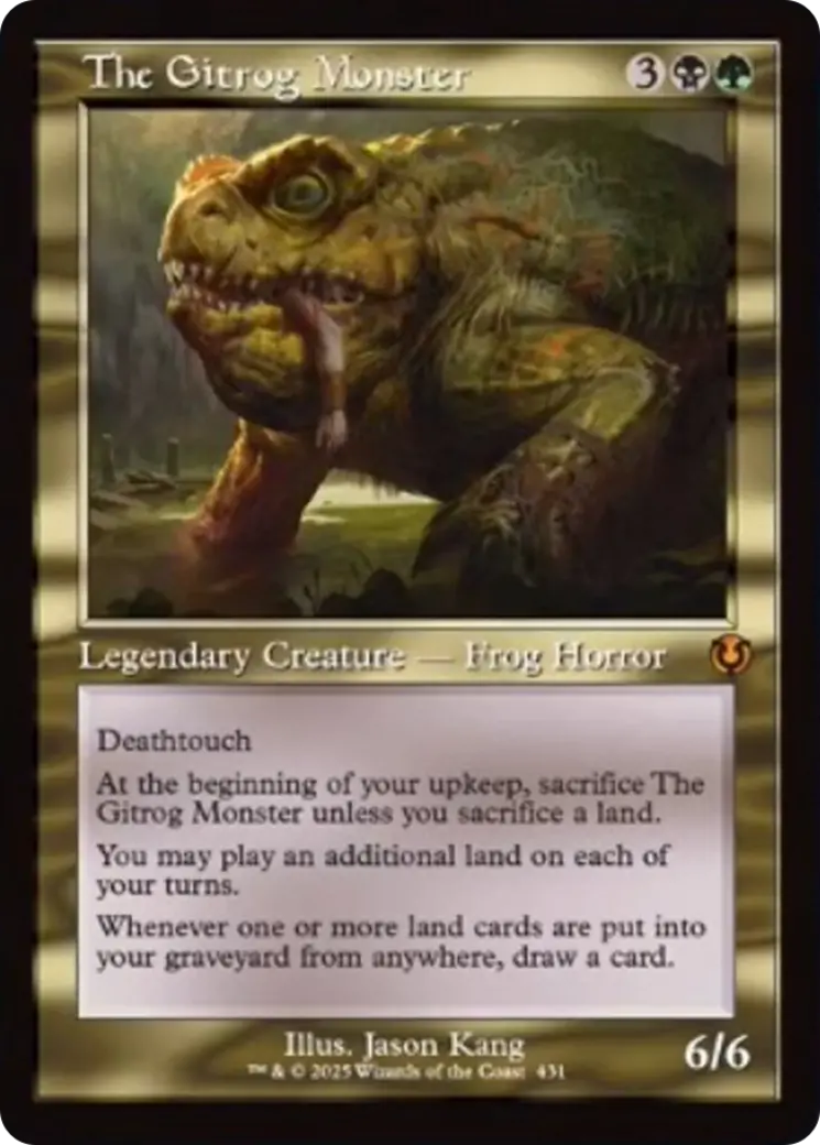 The Gitrog Monster (Retro Frame) [Innistrad Remastered] 1