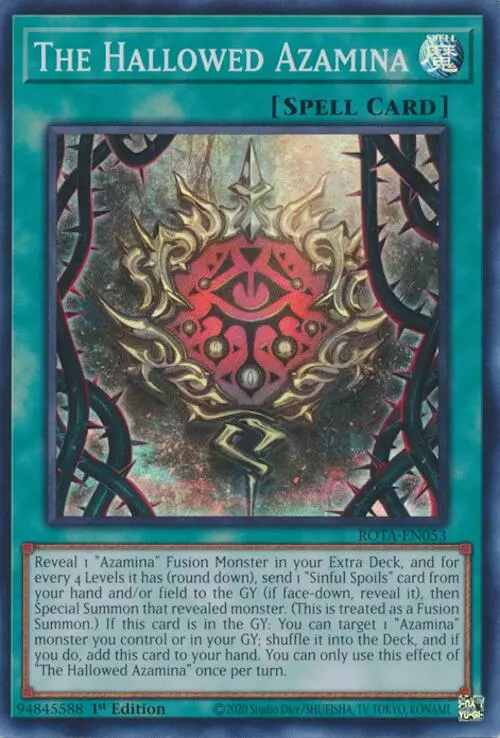 The Hallowed Azamina [Rota-En053] Super Rare 1