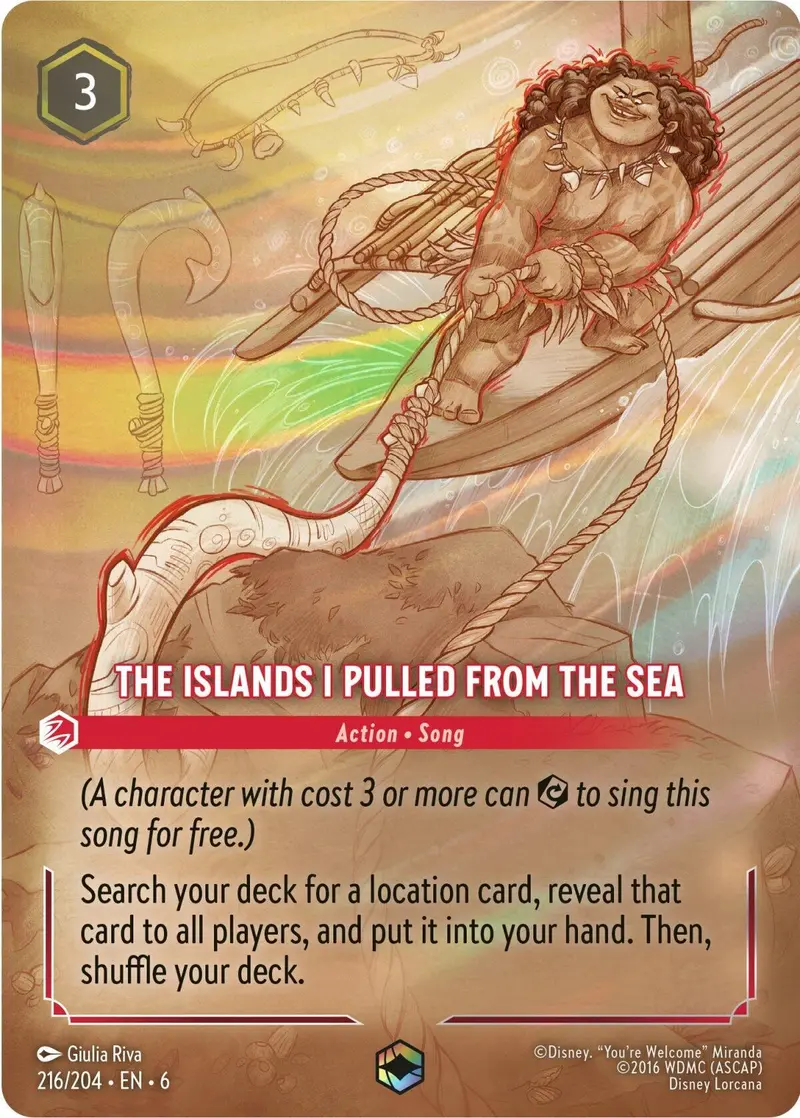 The Islands I Pulled From The Sea (Enchanted) (216/204) [Azurite Sea] 1