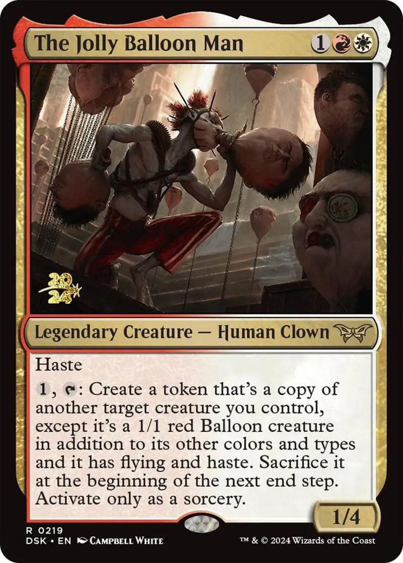 The Jolly Balloon Man [Duskmourn: House Of Horror Prerelease Promos] 1