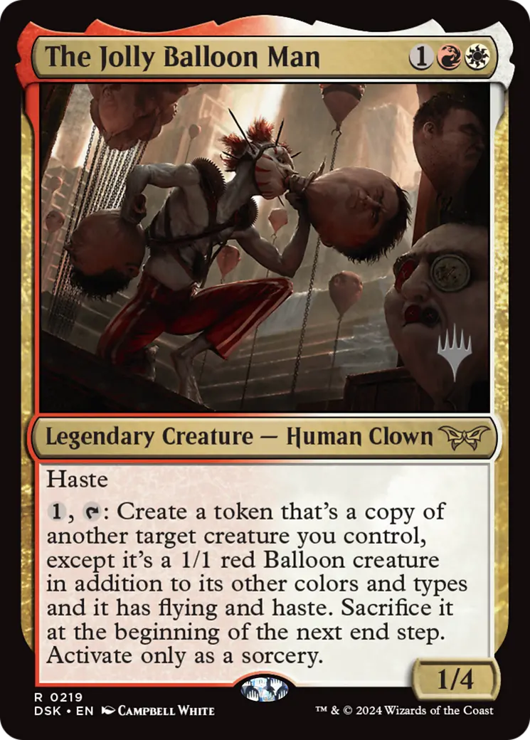 The Jolly Balloon Man (Promo Pack) [Duskmourn: House Of Horror Promos] 1