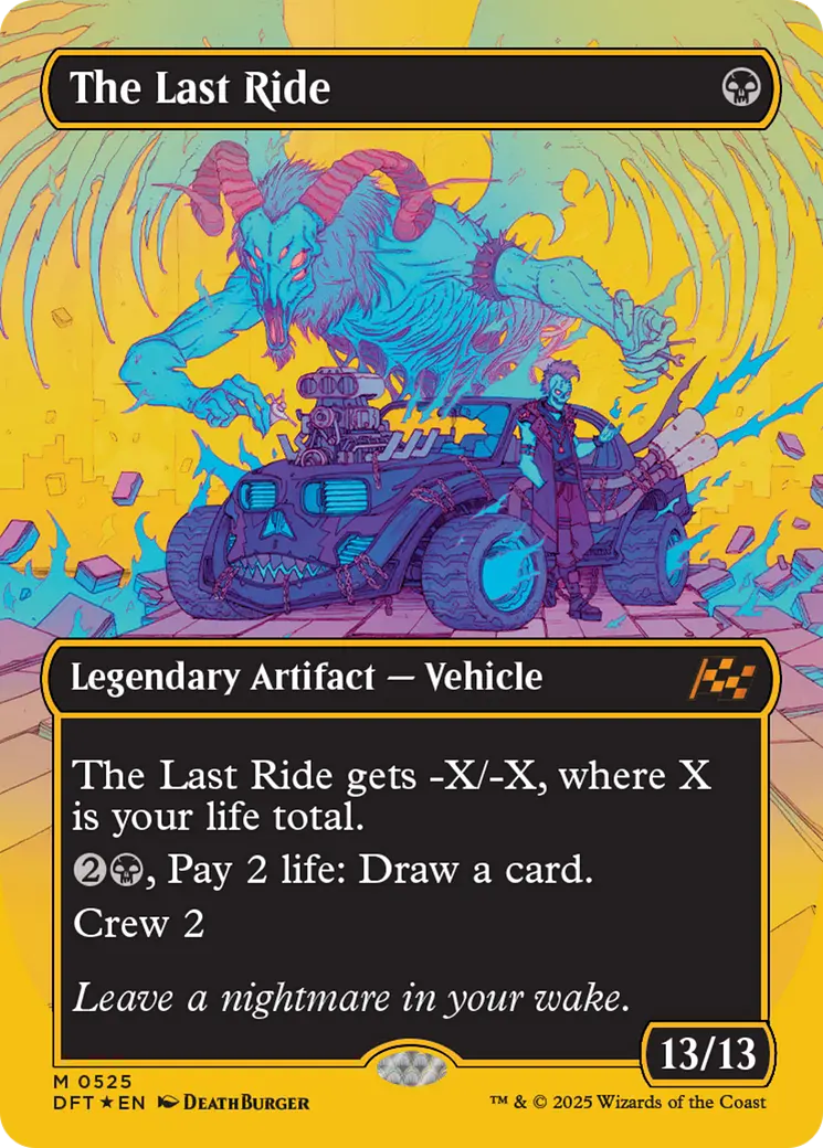 The Last Ride (Borderless) (First-Place Foil) [Aetherdrift] 1