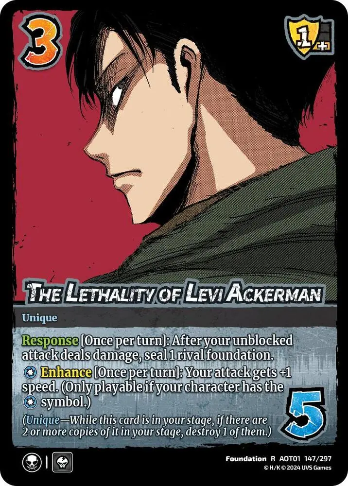 The Lethality Of Levi Ackerman (Cd1) - Attack On Titan: Battle For Humanity (Aot1) 1