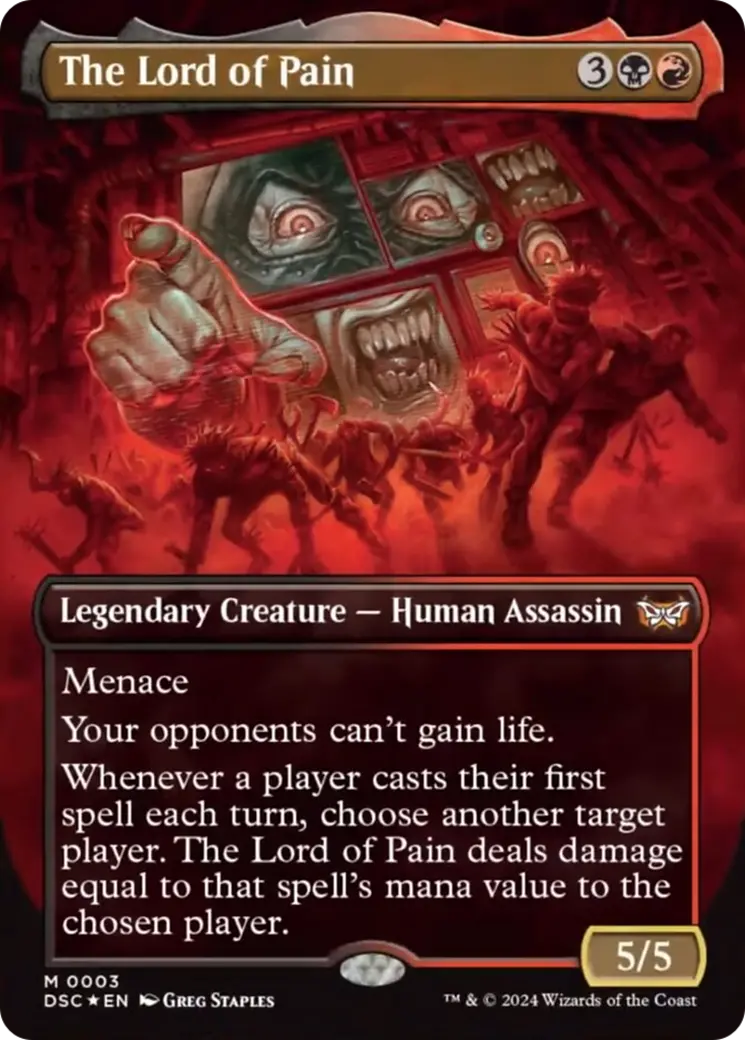 The Lord Of Pain (Borderless) [Duskmourn: House Of Horror Commander] 1