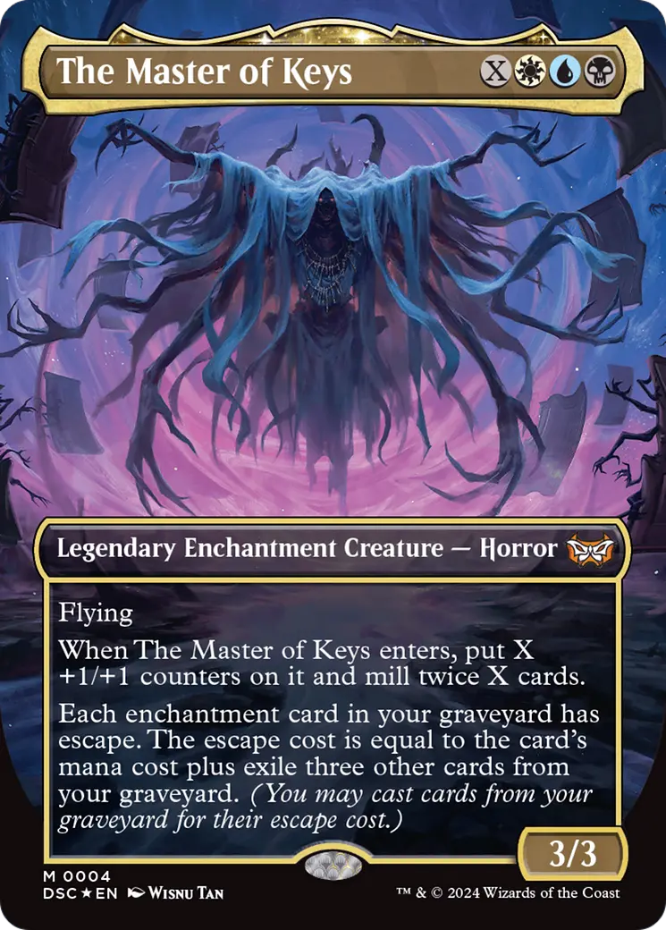 The Master Of Keys (Borderless) [Duskmourn: House Of Horror Commander] 1