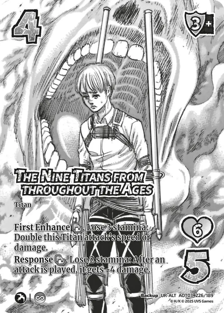 The Nine Titans From Throughout The Ages (Alternate Art) - Foil 1