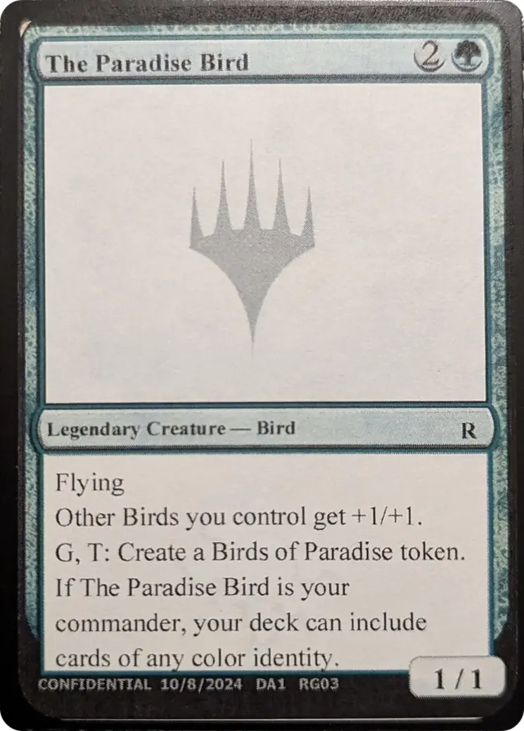 The Paradise Bird [Mystery Booster 2 Playtest Cards] 1