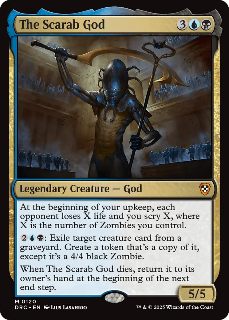The Scarab God [Aetherdrift Commander] 1