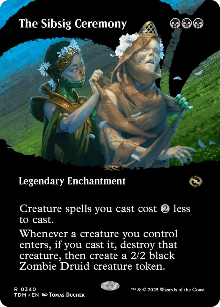 The Sibsig Ceremony (Borderless) [Tarkir: Dragonstorm] 1