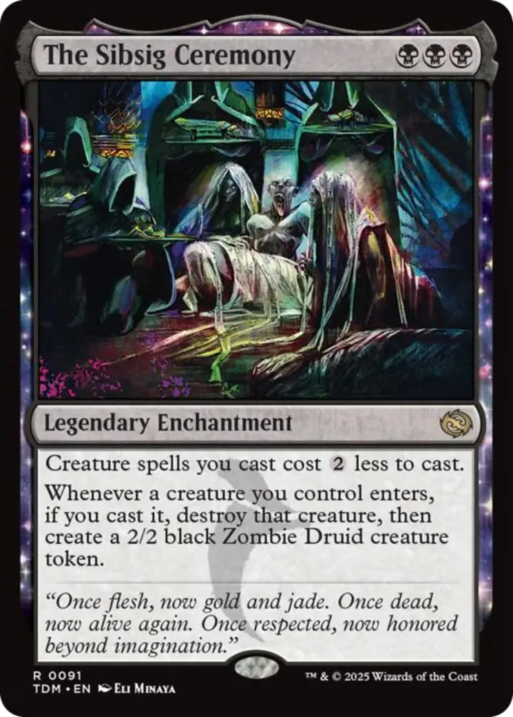 The Sibsig Ceremony [Tarkir: Dragonstorm] 1