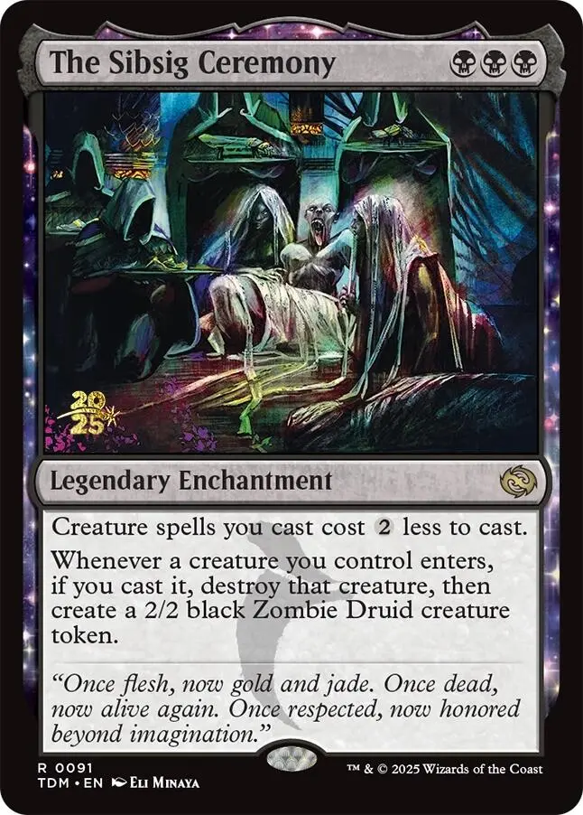 The Sibsig Ceremony [Tarkir: Dragonstorm Prerelease Promos] 1