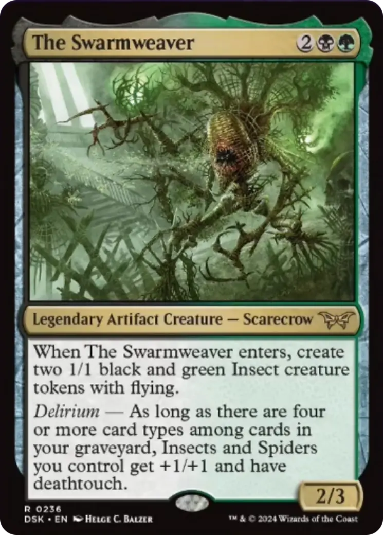 The Swarmweaver (0236) [Duskmourn: House Of Horror] 1