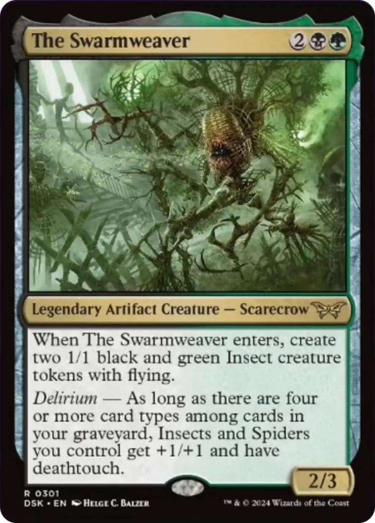 The Swarmweaver (0301) [Duskmourn: House Of Horror] 1
