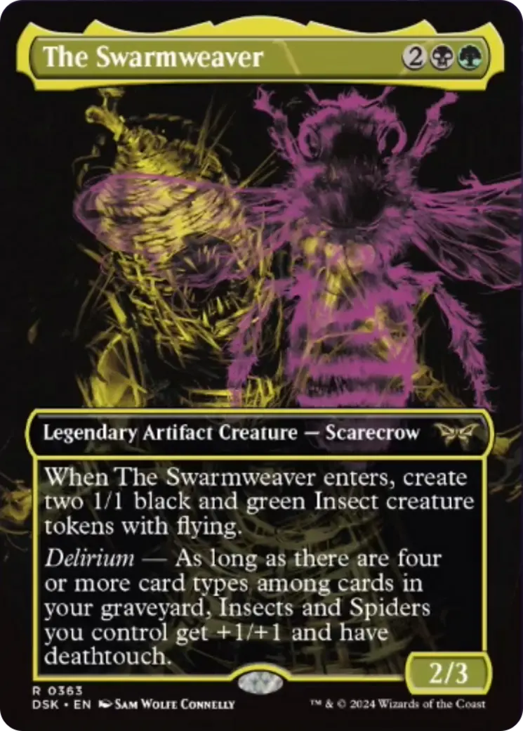 The Swarmweaver (Showcase) [Duskmourn: House Of Horror] 1