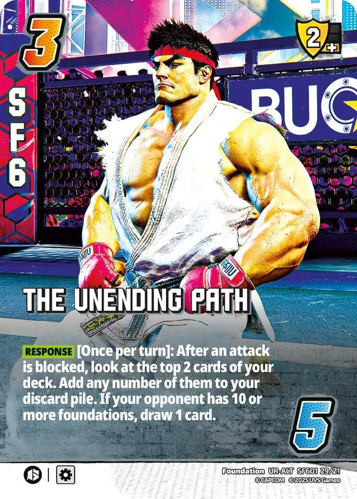 The Unending Path (Alternate Art) - Challenger Series: Street Fighter 6 (Sf6) 1