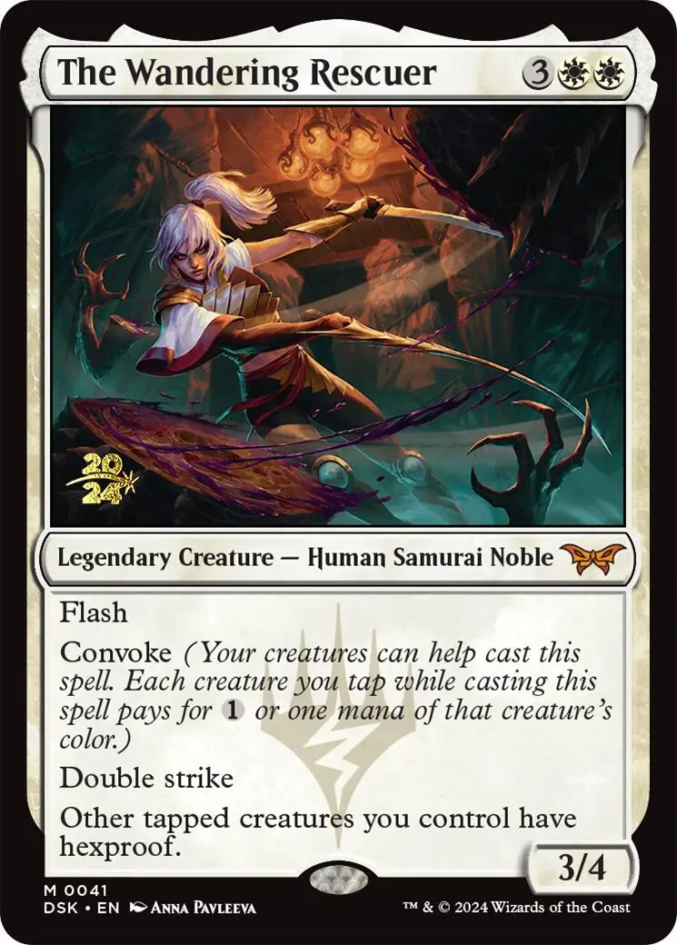 The Wandering Rescuer [Duskmourn: House Of Horror Prerelease Promos] 1